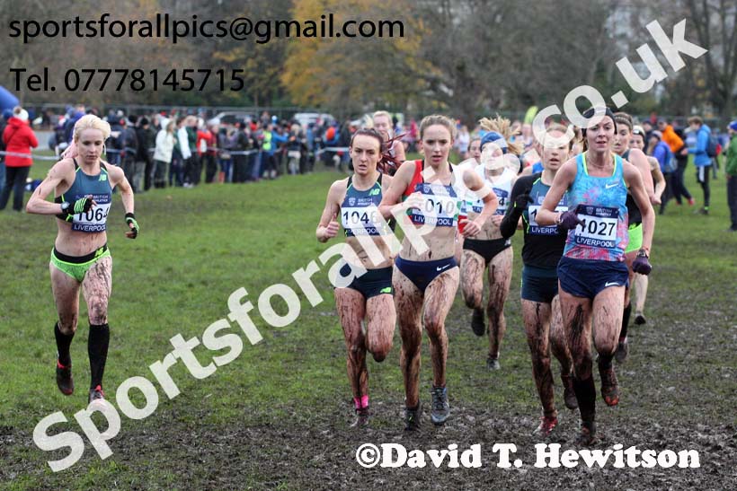 Senior Women and under-23 Womens 2017 British Athletics Liverpool Cross Challenge, Sefton Park, Liverpool. Photo:  David T. Hewitson/Sports for All Pics